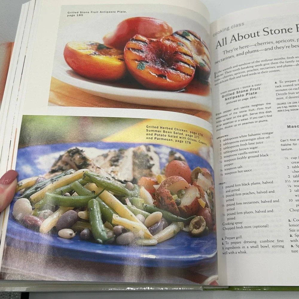 Cooking Light Annual Recipes 2004 Hardcover Cookbook Healthy Low Fat Meals‎